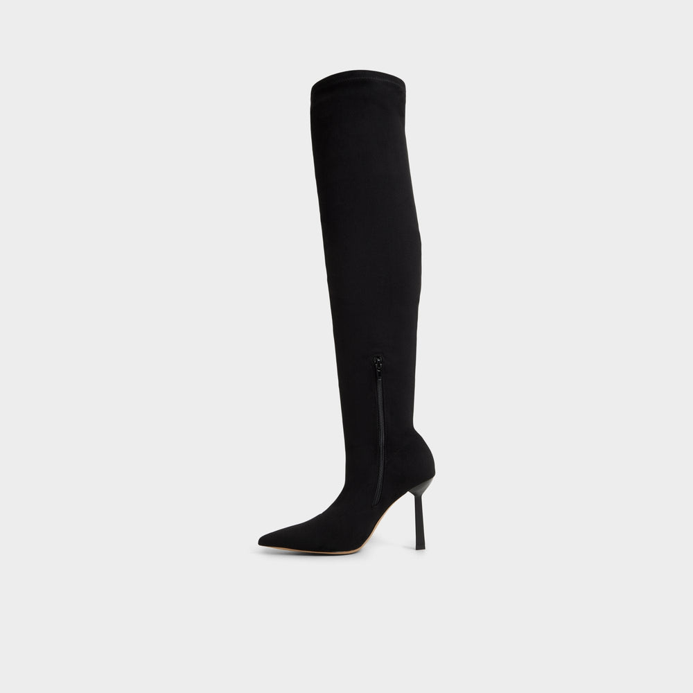 Caldan in Black - Over-the-knee boot, Stiletto heel | Aldo for sale