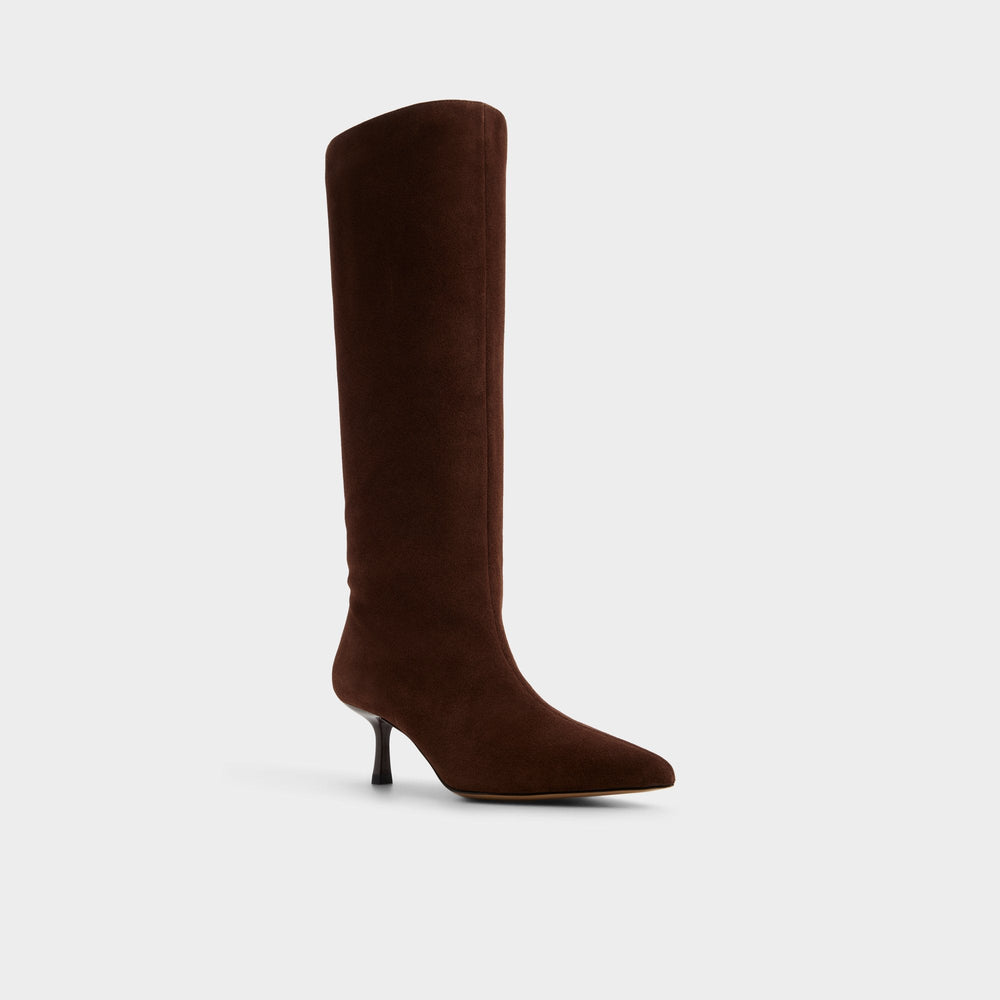 Selora in Dark Brown - Knee-high boot, Stiletto heel | Aldo for sale