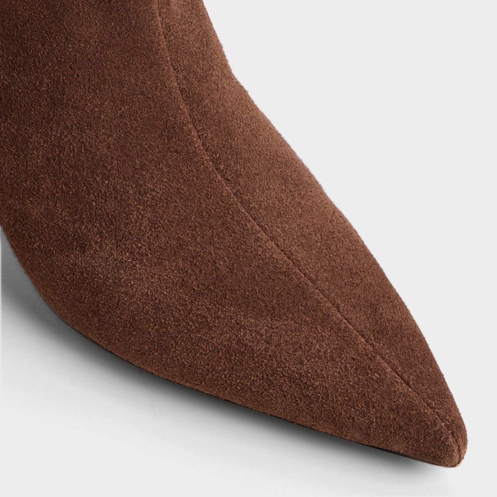 Selora in Wc Dark Brown - Knee-high boot, Stiletto heel | Aldo discount