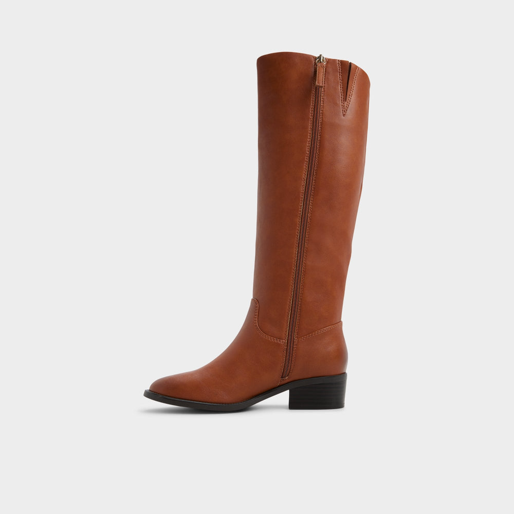 Kaydienh in Medium Brown - Knee-high boot, Block heel | Aldo sale