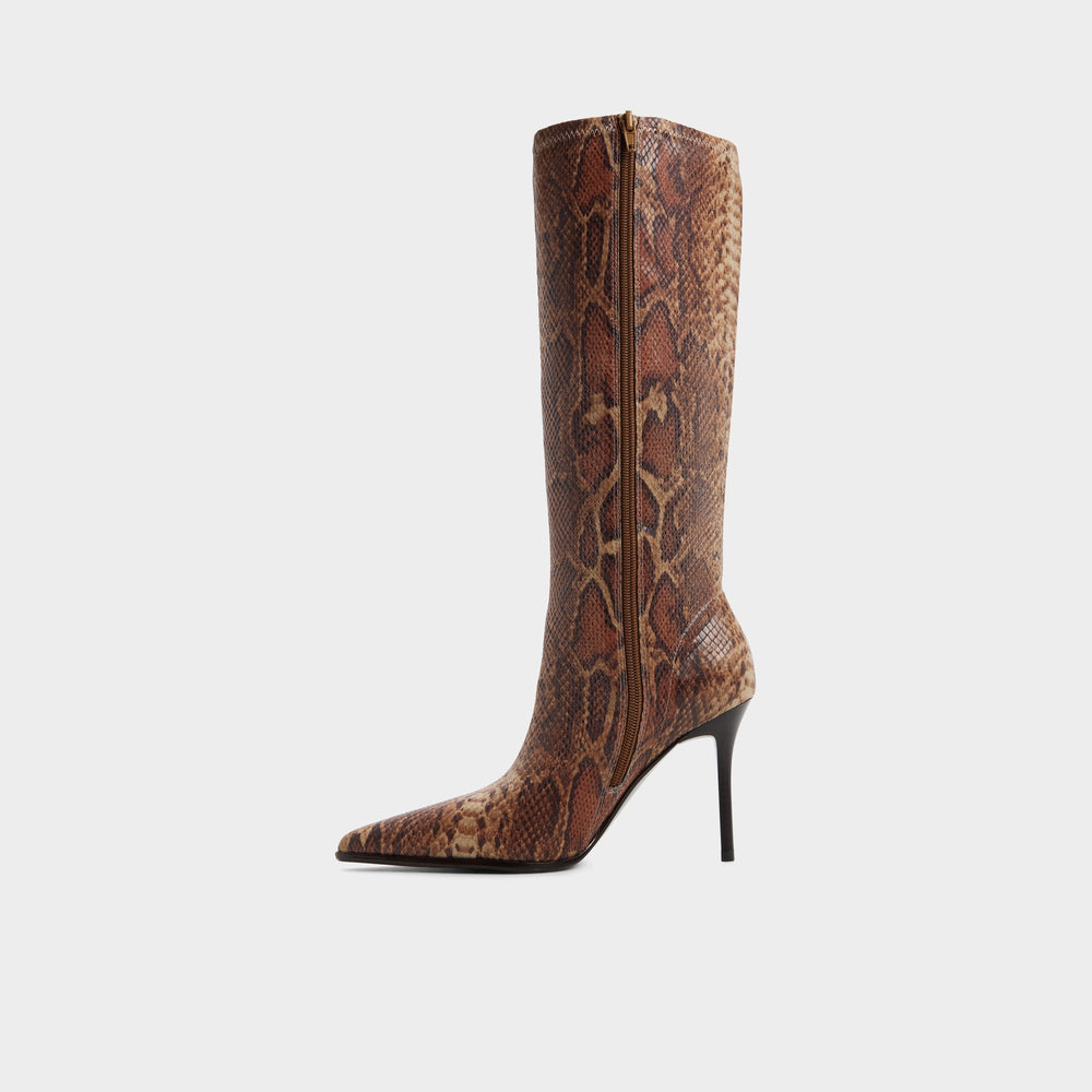 Re in Emily Brown Multi - Knee-high boot, Stiletto heel | Aldo sale