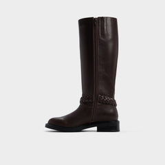 Philippa in Dark Brown - Riding boot, Block heel | Aldo online