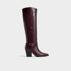 Saddle in Bordo - Knee-high boot, Block heel | Aldo discount