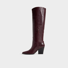 Saddle in Bordo - Knee-high boot, Block heel | Aldo discount
