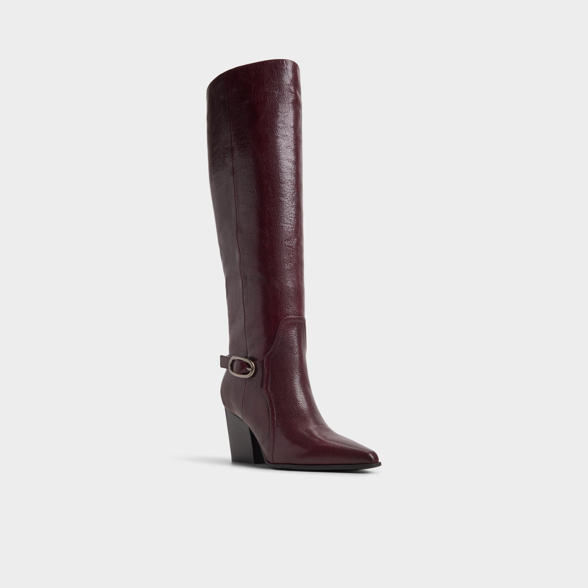 Saddle in Bordo - Knee-high boot, Block heel | Aldo discount