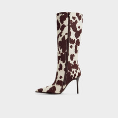 Re in Emma Open Brown - Knee-high boot, Stiletto heel | Aldo discount