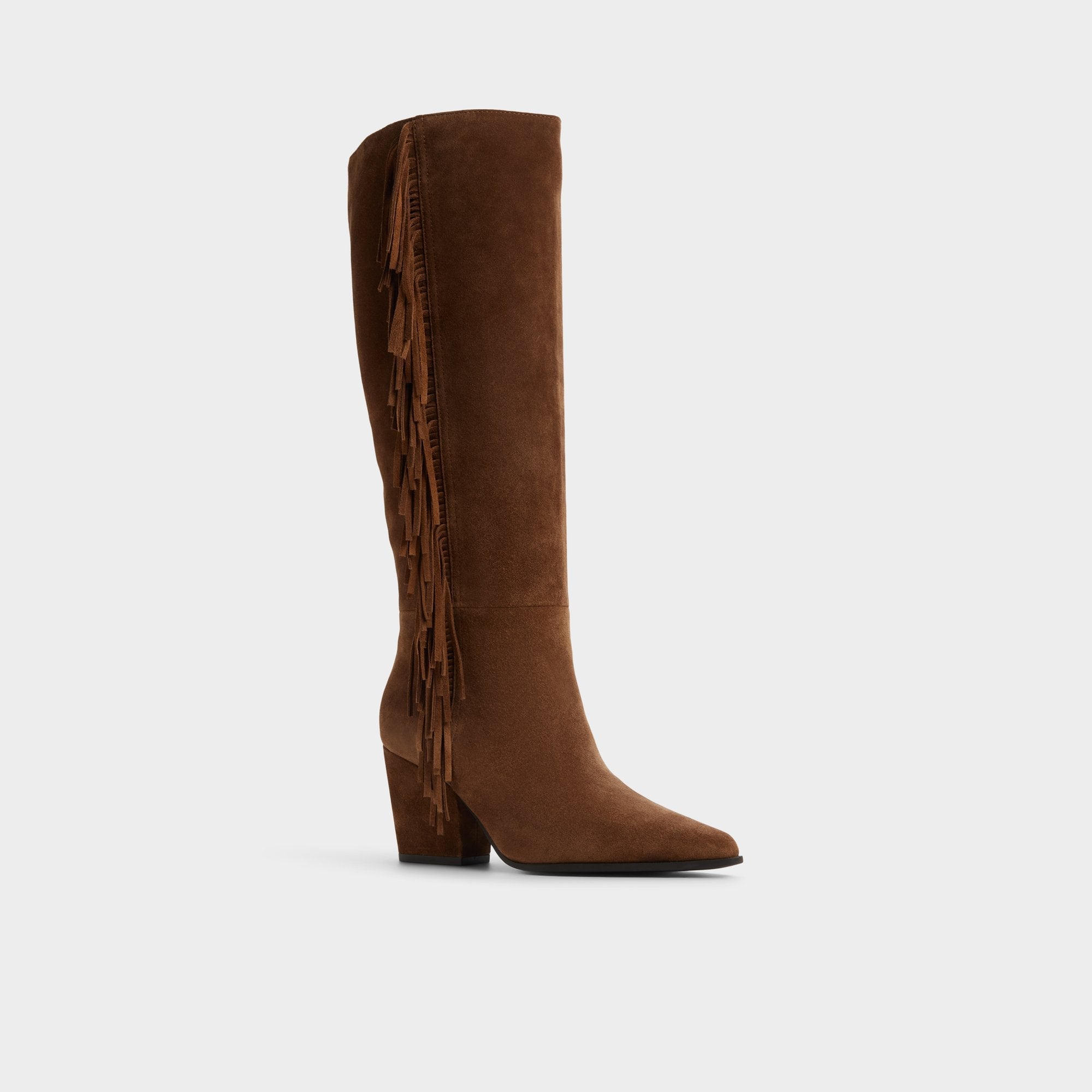 Kaelya in Dark Brown - Knee-high boot, Block heel | Aldo on sale