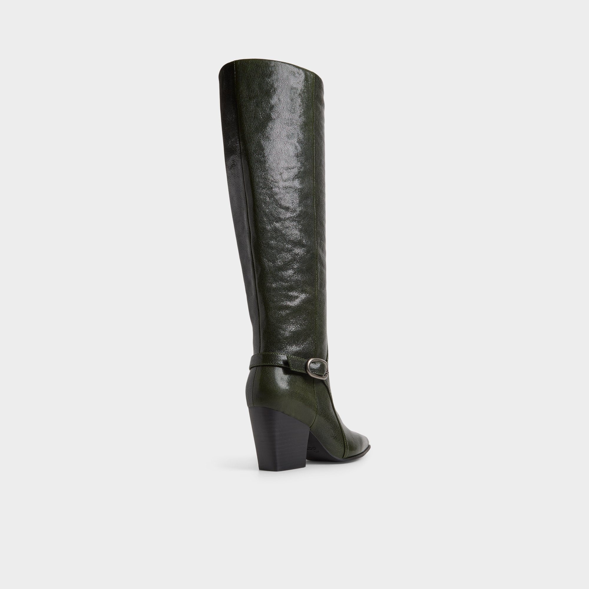 Saddle in Dark Green - Knee-high boot, Block heel | Aldo online