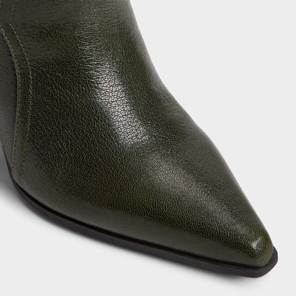 Saddle in Dark Green - Knee-high boot, Block heel | Aldo online