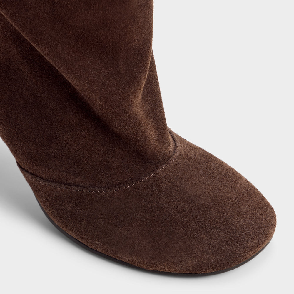 Frankey in Dark Brown - Knee-high boot, Stiletto heel | Aldo outlet