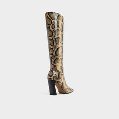 Vivienna in Brown Multi - Knee-high boot, Block heel | Aldo sale