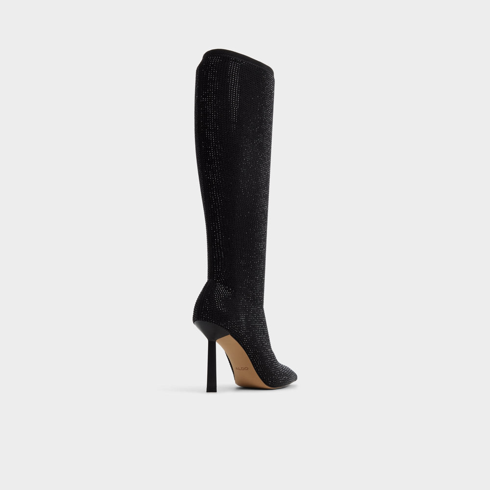 Innez in Other Black - Knee-high boot, Stiletto heel | Aldo for sale