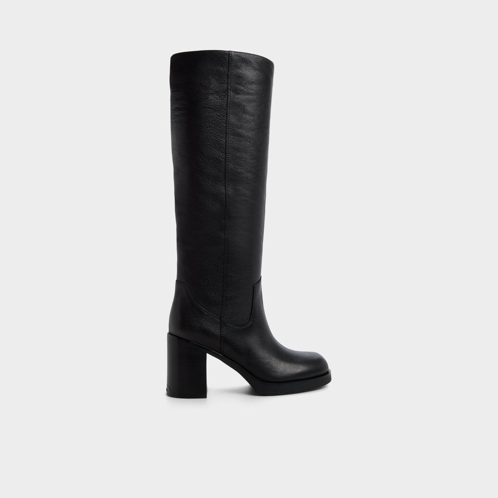 Juny in Black - Knee-high boot, Platform | Aldo outlet