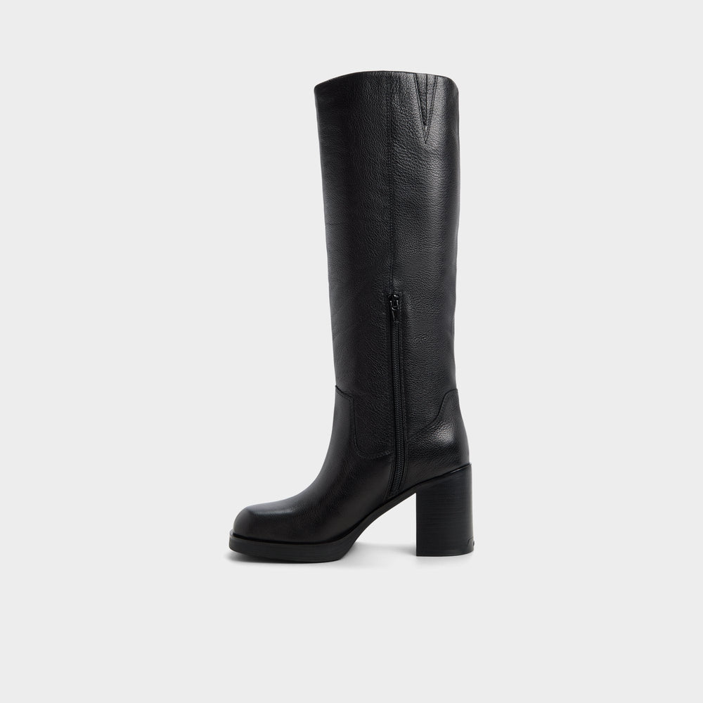 Juny in Black - Knee-high boot, Platform | Aldo outlet