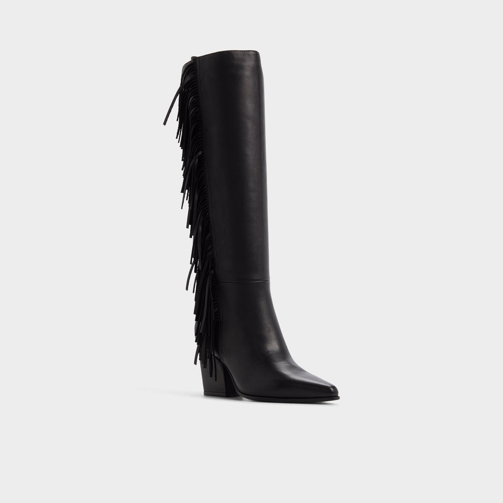 Kaelya in Black - Knee-high boot, Block heel | Aldo sale