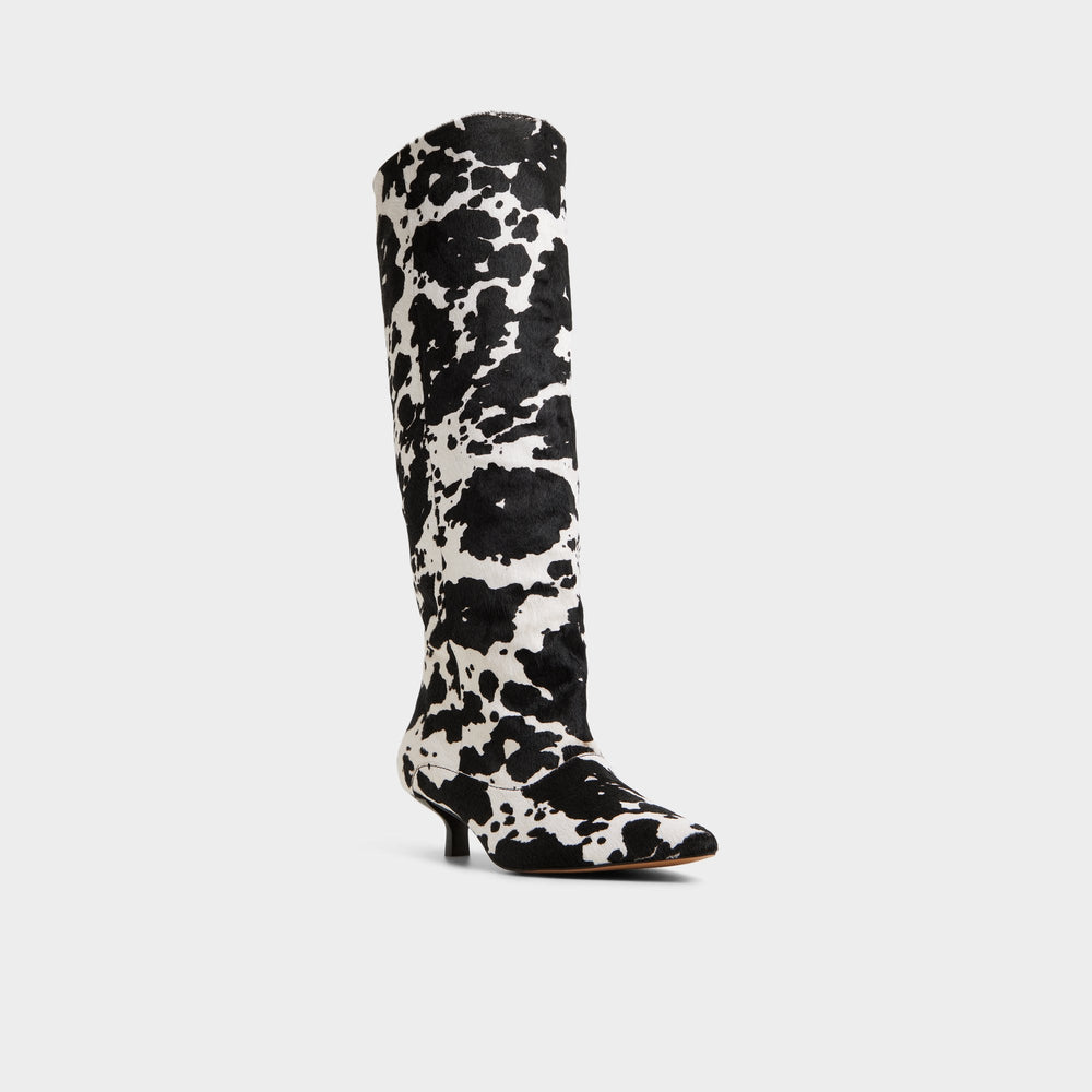 Everose in White Black - Knee-high boot, Kitten heel | Aldo on sale