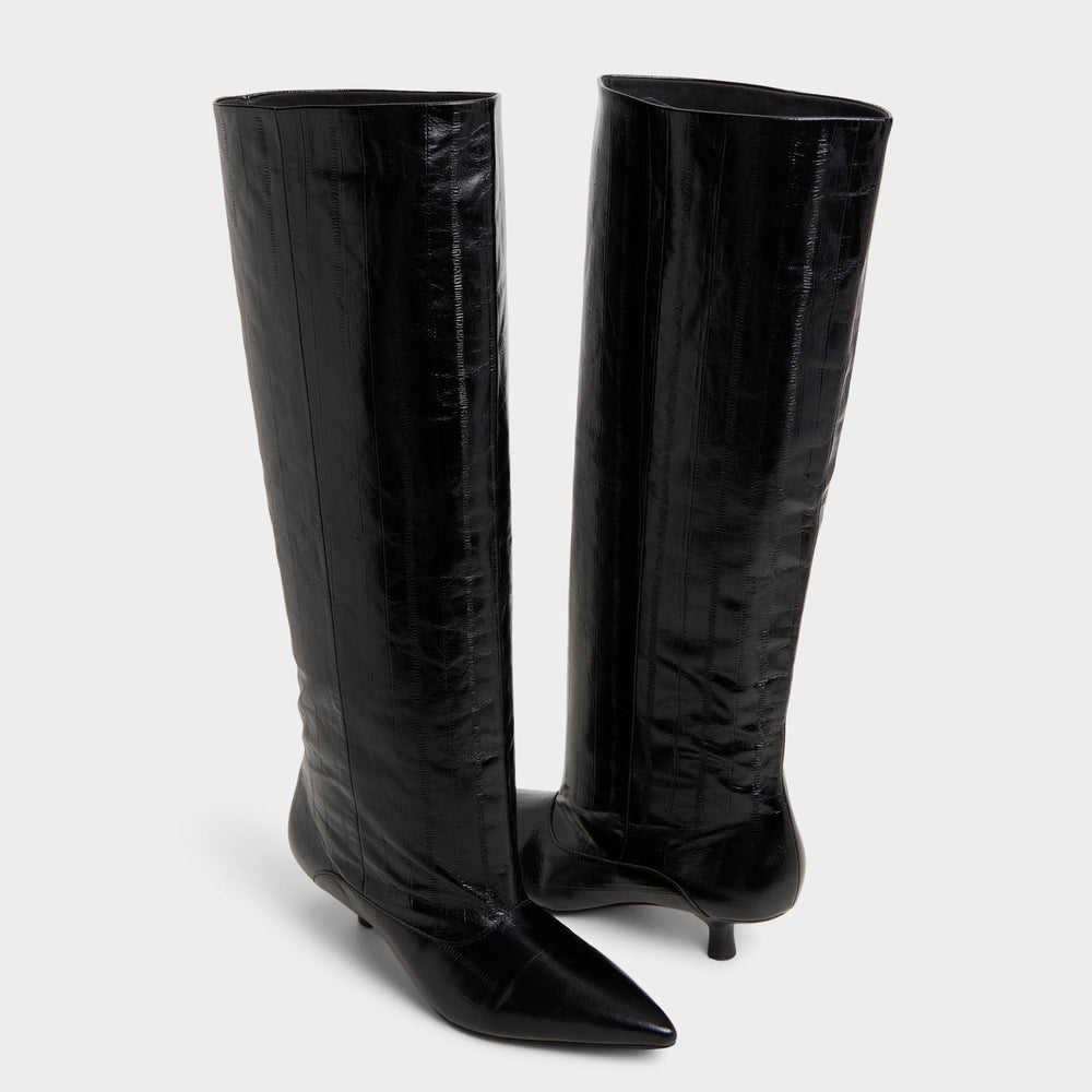 Everose in Black - Knee-high boot, Kitten heel | Aldo for sale
