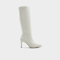 Laroche White/Bone Women's Tall Boots - Knee-high boot, Stiletto heel | Aldo for sale