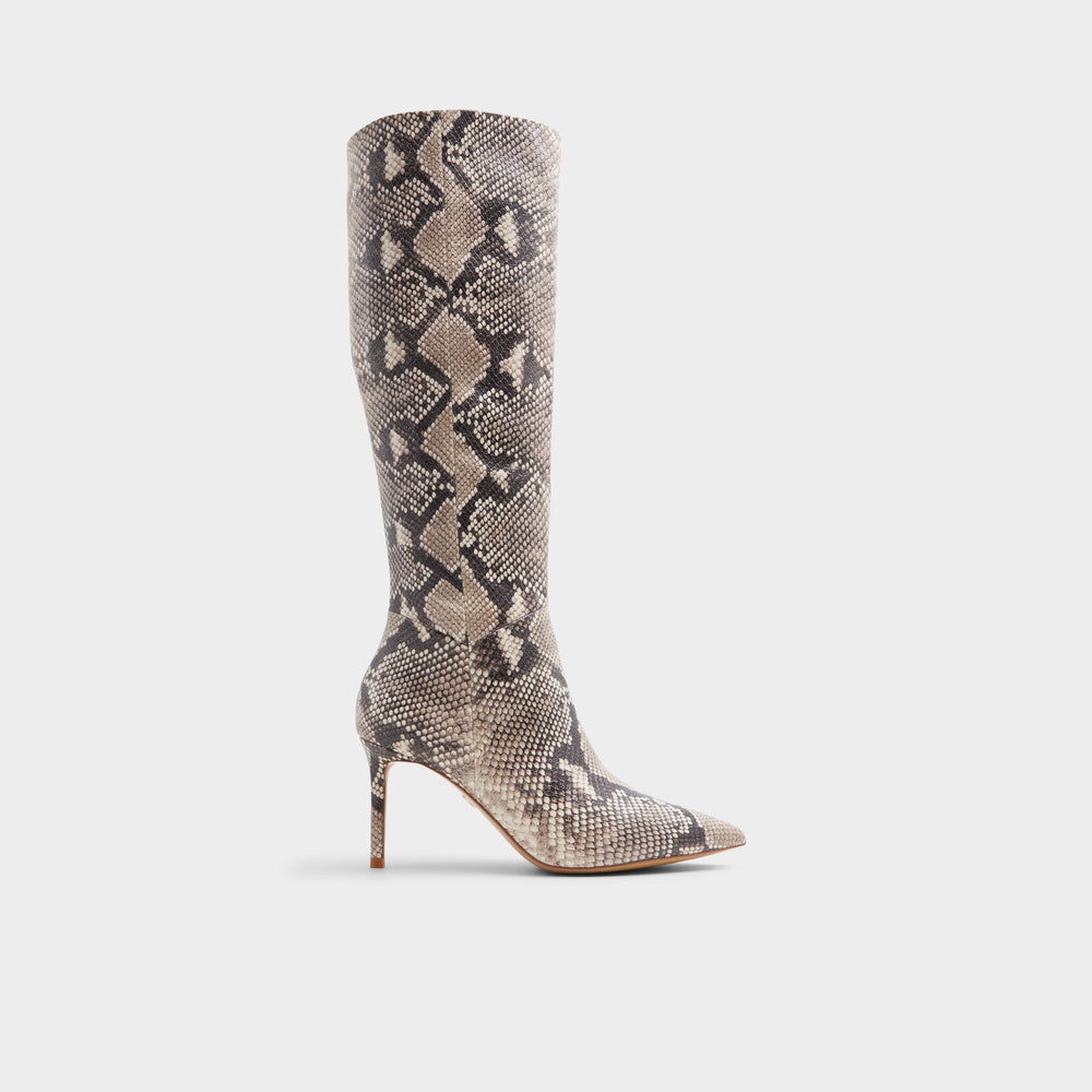 Laroche Beige Overflow Women's Tall Boots - Knee-high boot, Stiletto heel | Aldo sale