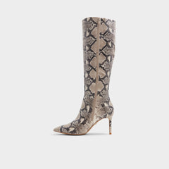 Laroche Beige Overflow Women's Tall Boots - Knee-high boot, Stiletto heel | Aldo sale