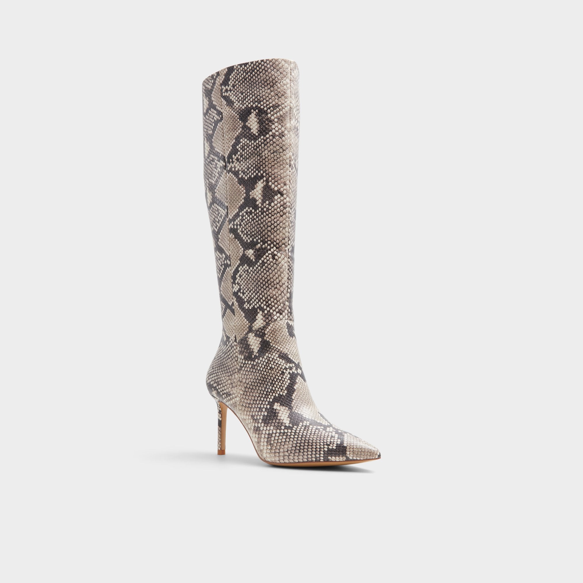 Laroche Beige Overflow Women's Tall Boots - Knee-high boot, Stiletto heel | Aldo sale