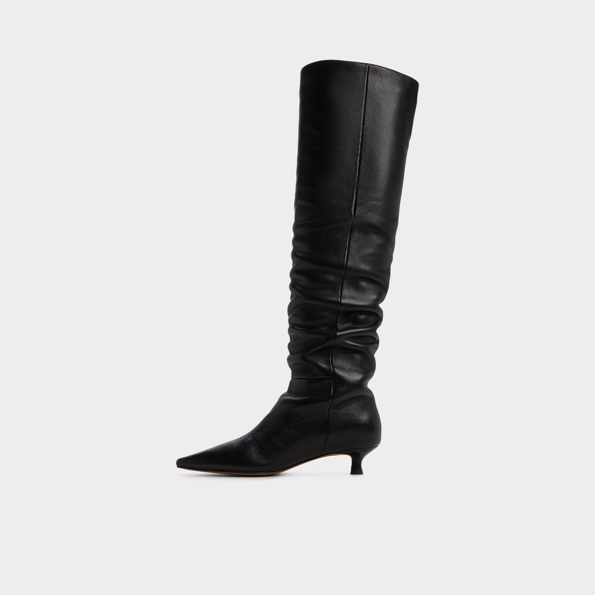 Muttsee Black Women's Tall Boots - Over-the-knee boot, Kitten heel | Aldo on sale