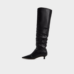 Muttsee Black Women's Tall Boots - Over-the-knee boot, Kitten heel | Aldo on sale