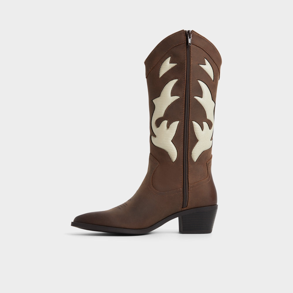 Nebraska Royal Brown Women's Western - Mid-calf western boot | Aldo online