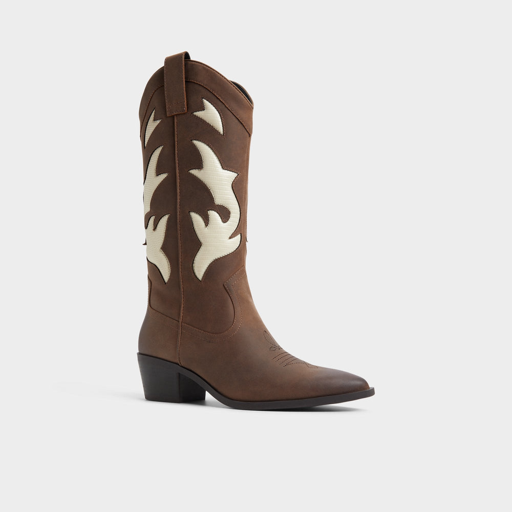 Nebraska Royal Brown Women's Western - Mid-calf western boot | Aldo online