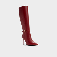 Maellie in Dark Red - Knee-high boot, Stiletto heel | Aldo sale