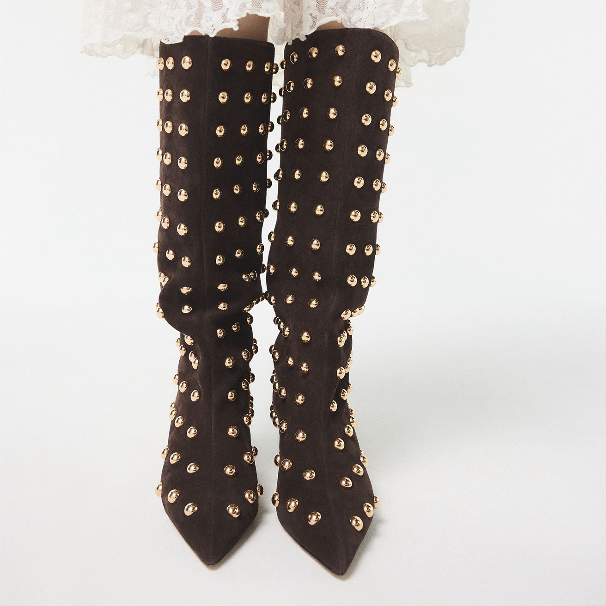 Selora in Medium Brown - Knee-high boot, Stiletto heel | Aldo for sale