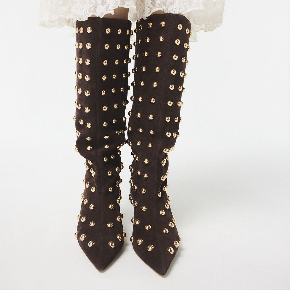 Selora in Medium Brown - Knee-high boot, Stiletto heel | Aldo for sale