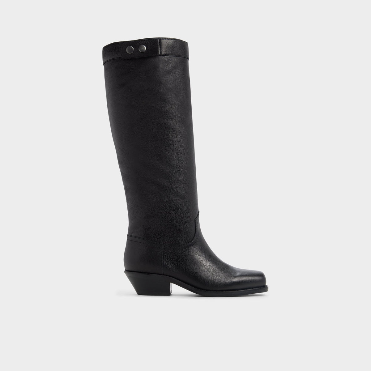 Emberlyn in Black - Knee-high western boot, Cup sole | Aldo online