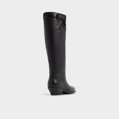 Emberlyn in Black - Knee-high western boot, Cup sole | Aldo online