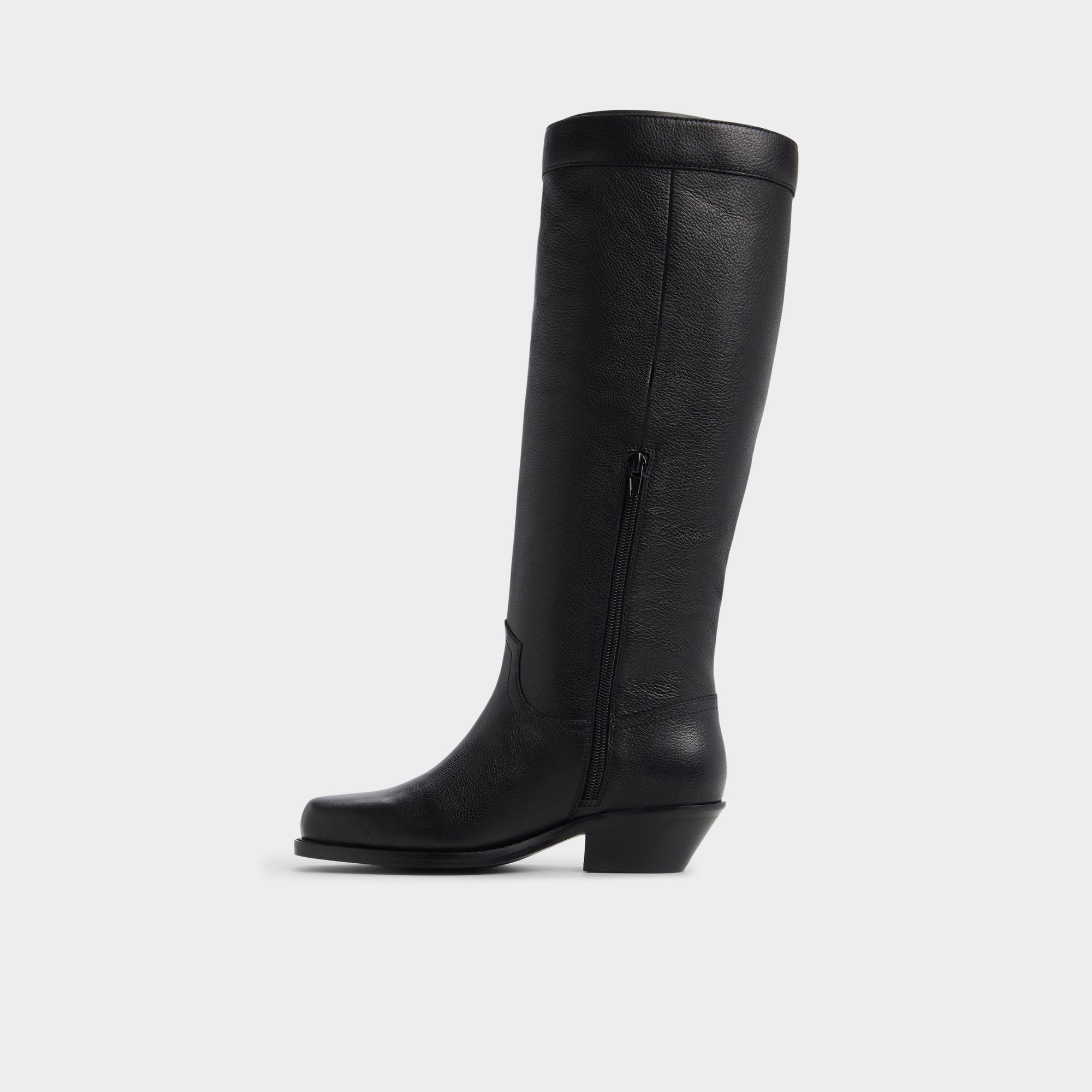 Emberlyn in Black - Knee-high western boot, Cup sole | Aldo online