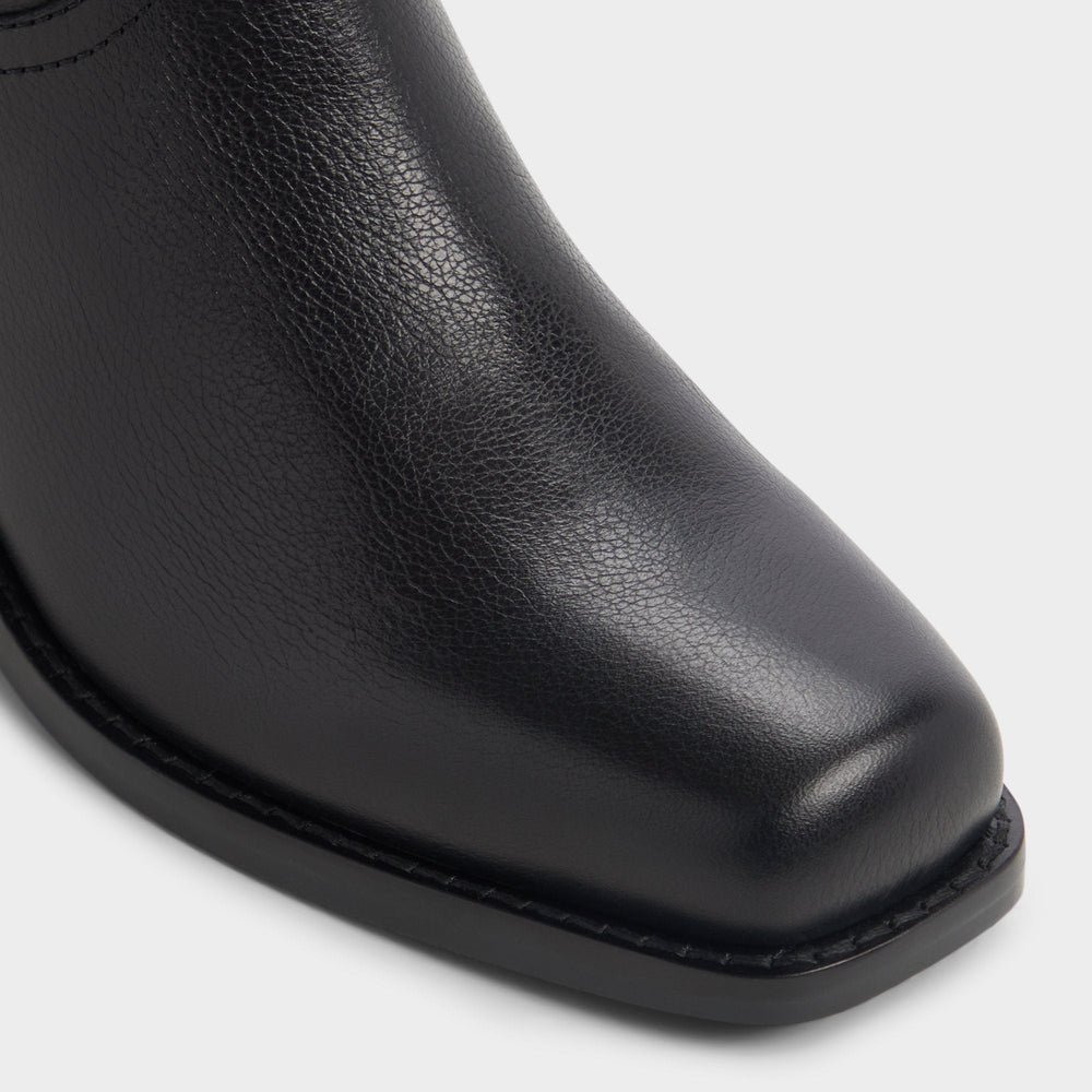 Emberlyn in Black - Knee-high western boot, Cup sole | Aldo online