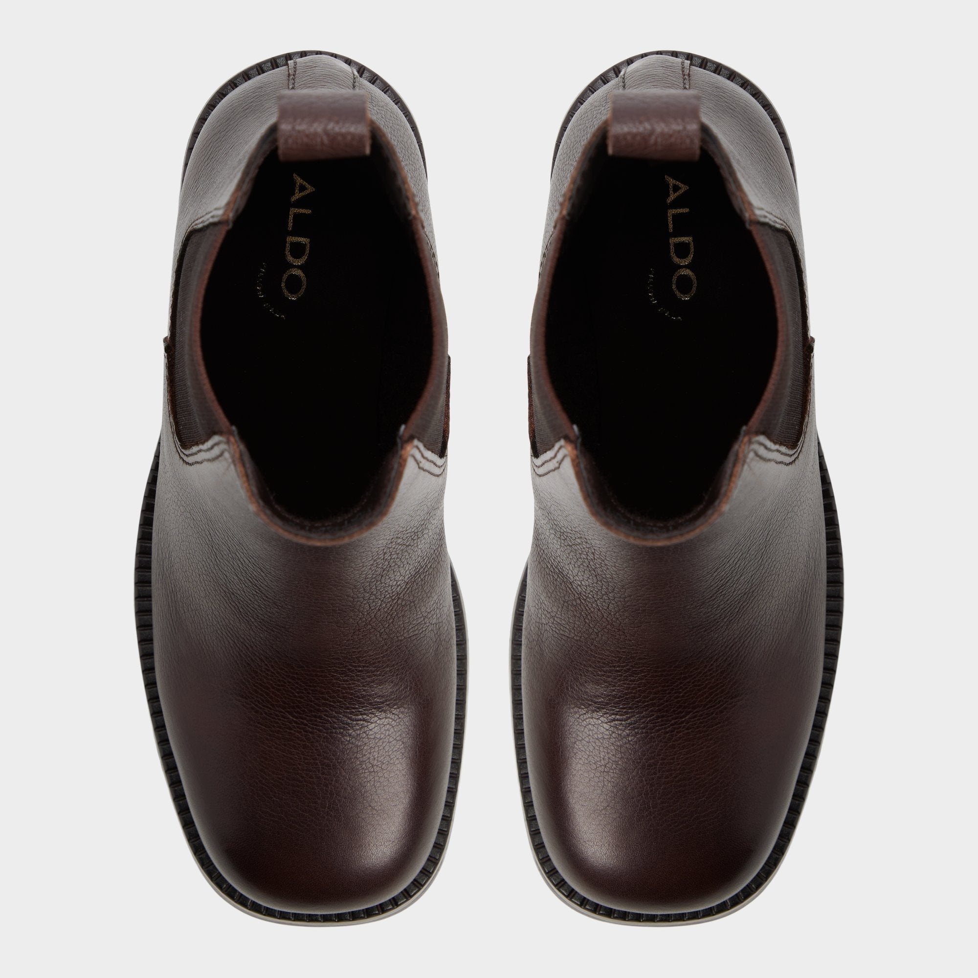 Anneliese in Medium Brown - Chelsea boot, Lug sole | Aldo sale