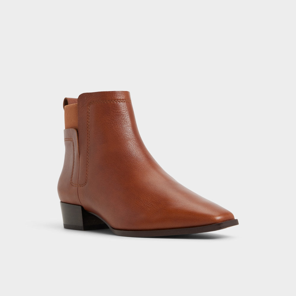 Raneldar in Medium Brown - Chelsea boot, Block heel | Aldo sale