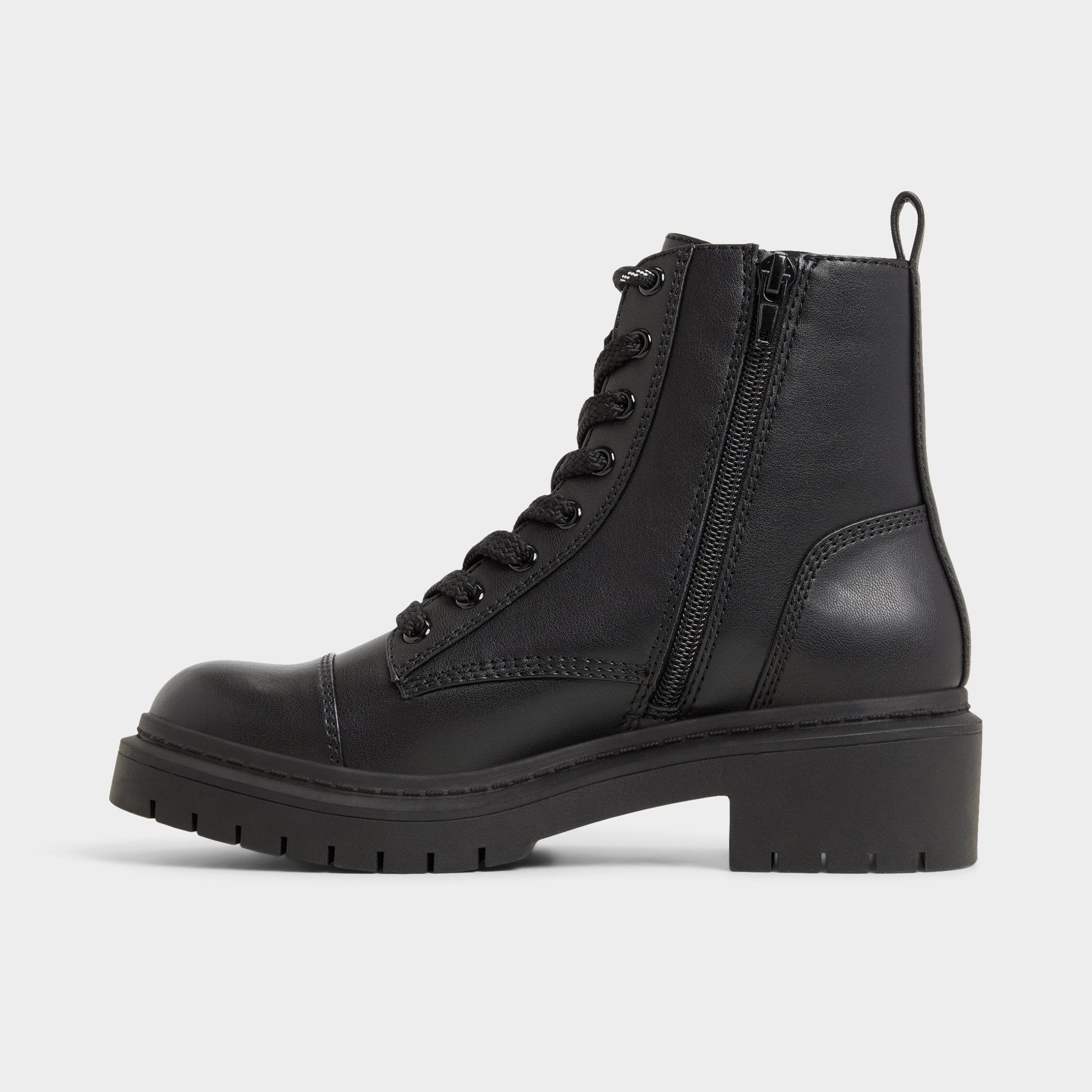 Goer Black Women's Casual boots - Combat ankle boot, Lug sole | Aldo sale