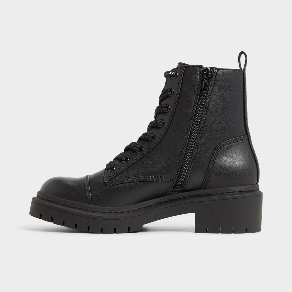 Goer Black Women's Casual boots - Combat ankle boot, Lug sole | Aldo sale