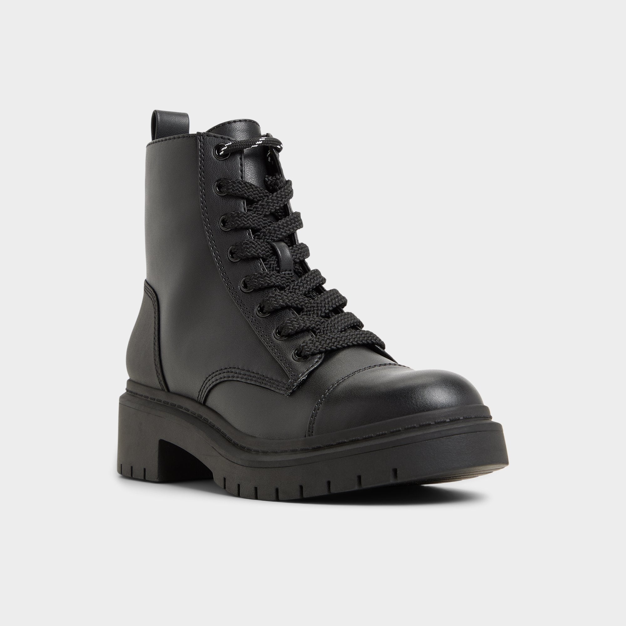 Goer Black Women's Casual boots - Combat ankle boot, Lug sole | Aldo sale