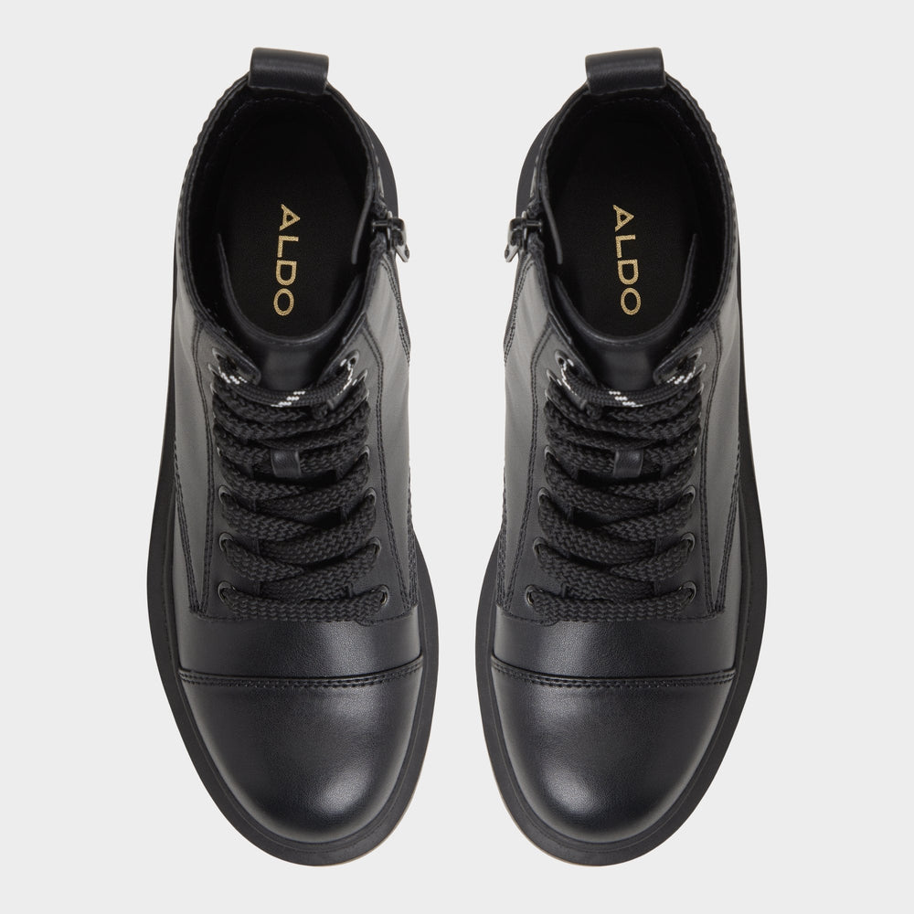 Goer Black Women's Casual boots - Combat ankle boot, Lug sole | Aldo sale