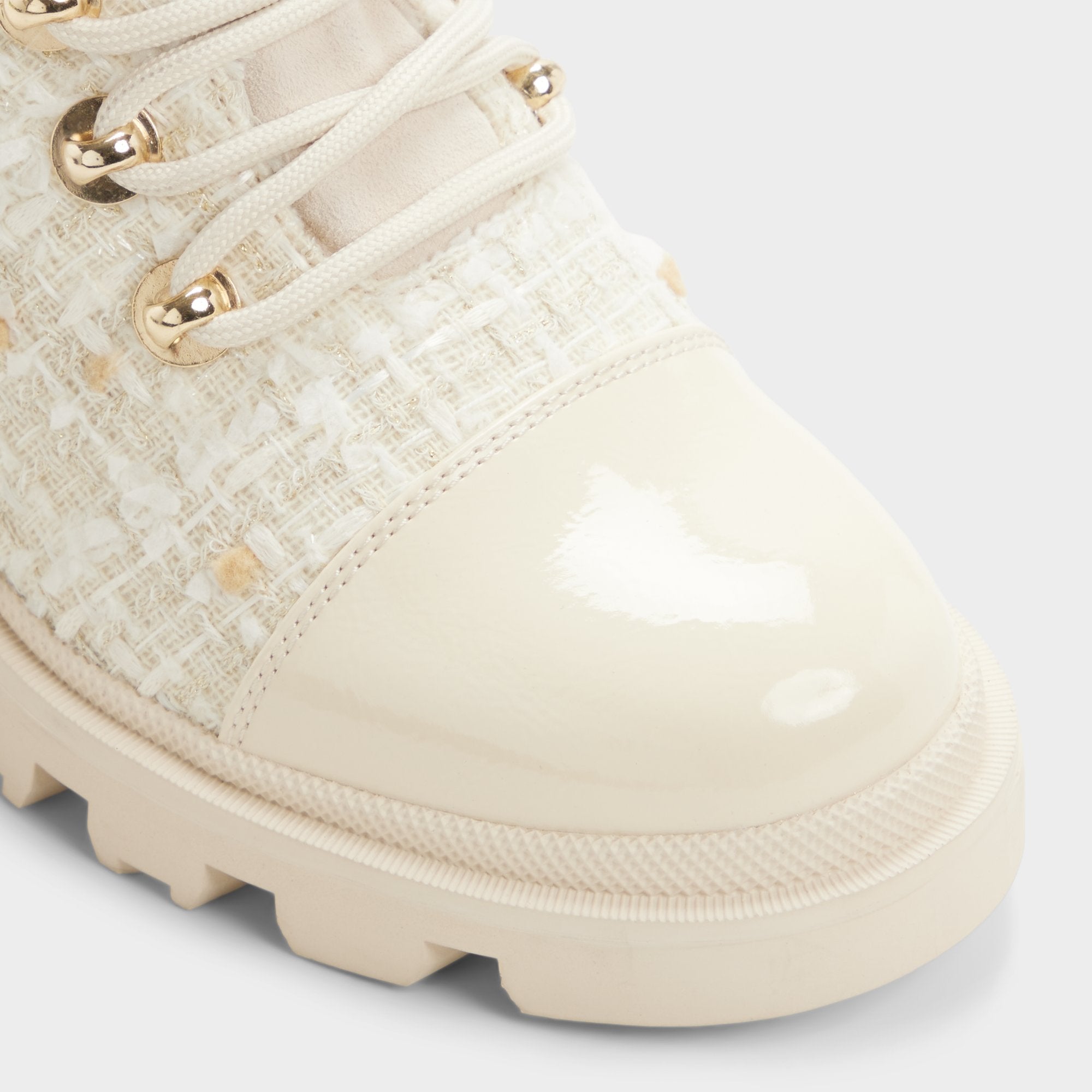 Mariettia in Other White - Lace-up boot, Lug sole | Aldo on sale