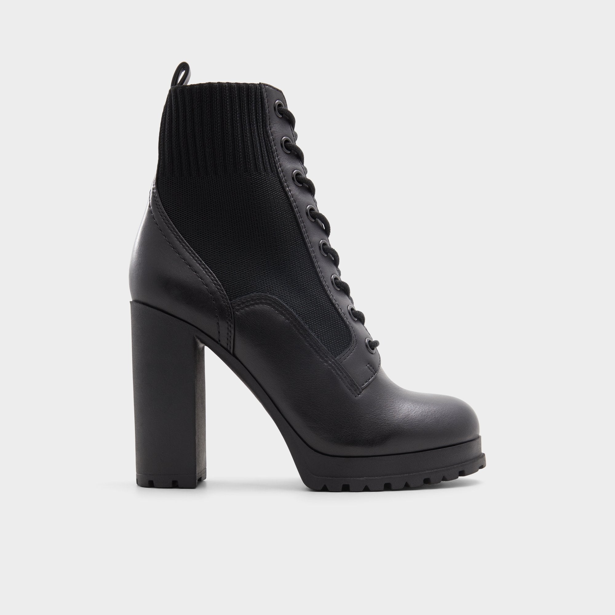 Rebellious Black Women's Combat boots - Combat ankle boot, Lug sole | Aldo for sale