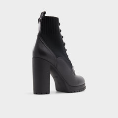 Rebellious Black Women's Combat boots - Combat ankle boot, Lug sole | Aldo for sale