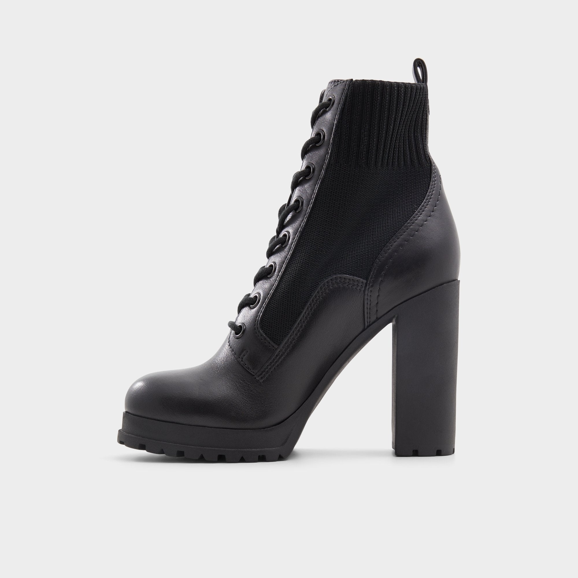 Rebellious Black Women's Combat boots - Combat ankle boot, Lug sole | Aldo for sale