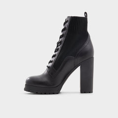 Rebellious Black Women's Combat boots - Combat ankle boot, Lug sole | Aldo for sale