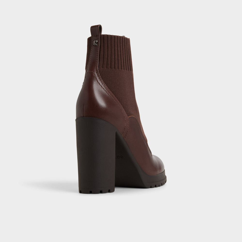Rebellious in Other Brown - Combat ankle boot, Lug sole | Aldo on sale