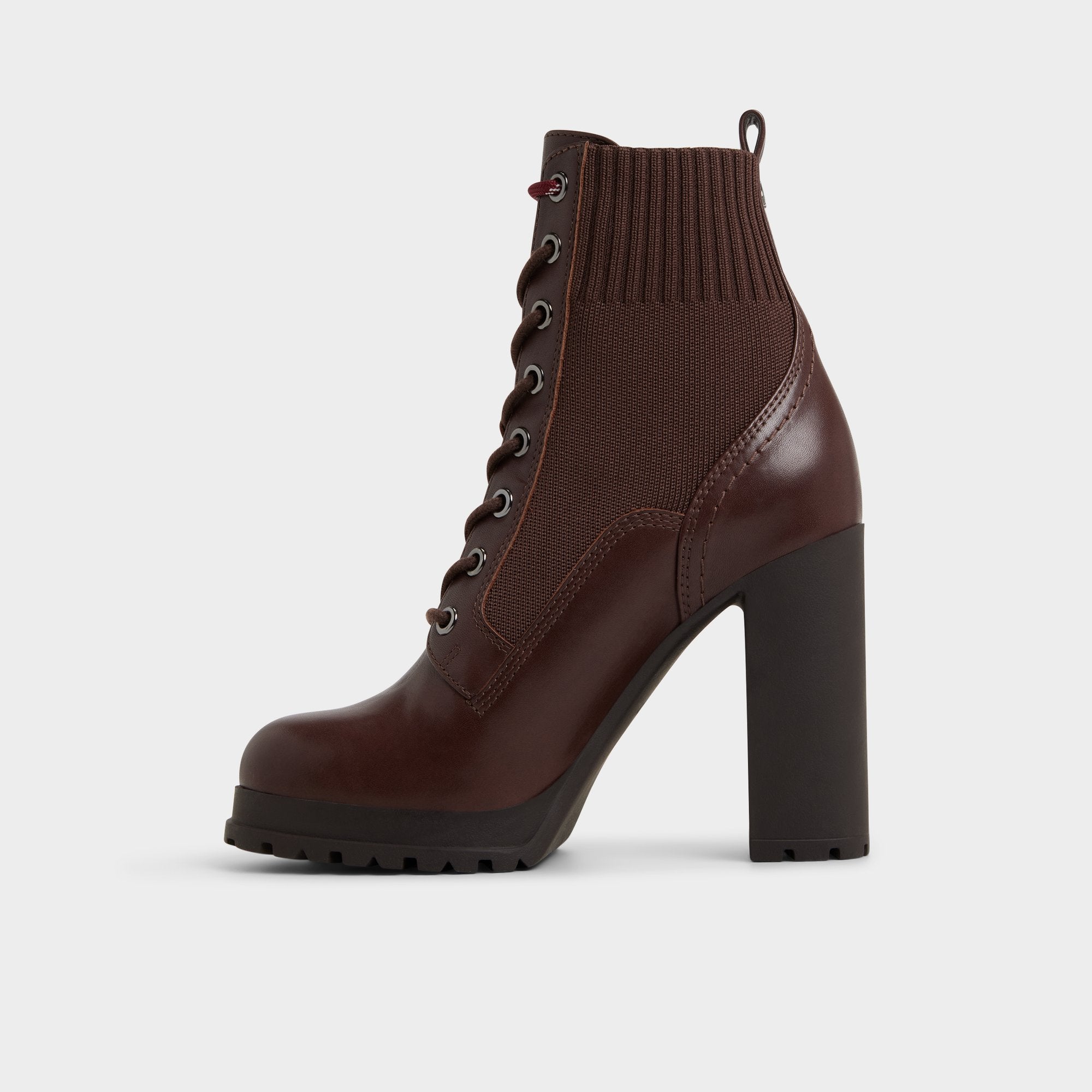 Rebellious in Other Brown - Combat ankle boot, Lug sole | Aldo on sale