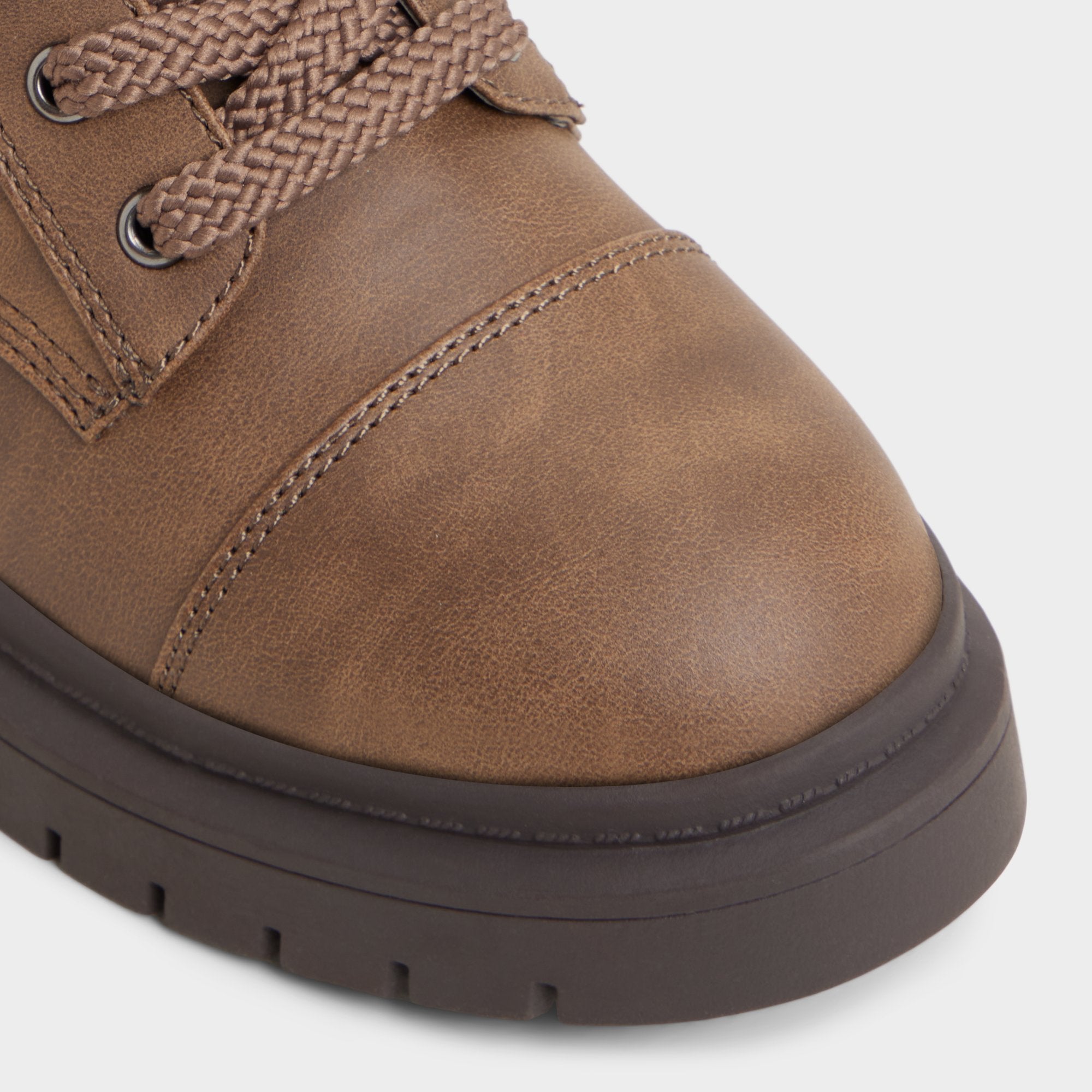 Goer in Medium Brown - Combat ankle boot, Lug sole | Aldo discount